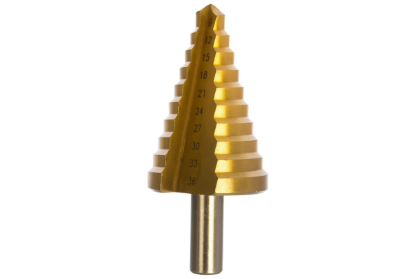 Сверло ступенчатое (9-36 мм) ПРАКТИКА 774-481