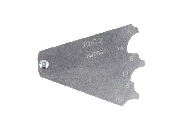 Шаблон ЧИЗ для контроля катета шва УШС-2 102343