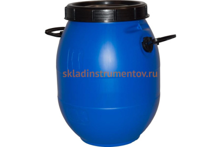 Бочка с винтовой крышкой ТАРА п/э, 40 л, синяя 11351