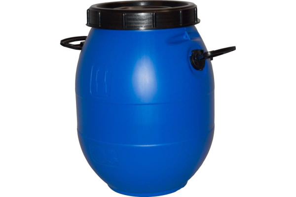 Бочка с винтовой крышкой ТАРА п/э, 40 л, синяя 11351