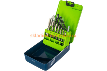 Набор сверл и метчиков 15шт СИБРТЕХ 77305