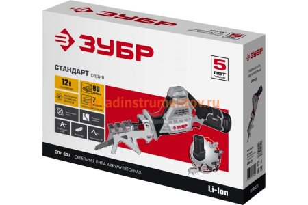 Сабельная пила ЗУБР 12В СПЛ-121