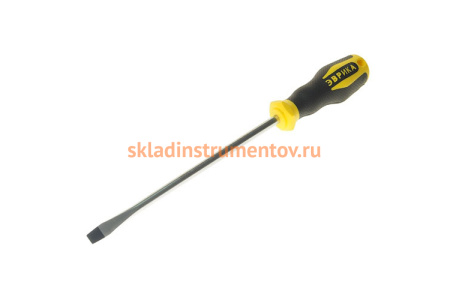 Шлицевая отвертка SL8х200мм 8мм магнитная ЭВРИКА ER-1DA-12