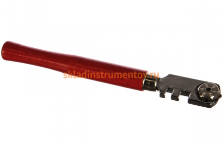 Роликовый стеклорез, 6 роликов, до 4 мм КУРС 16901