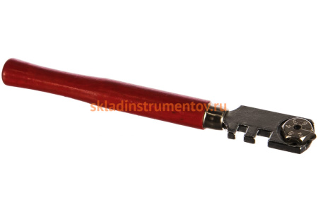 Роликовый стеклорез, 6 роликов, до 4 мм КУРС 16901