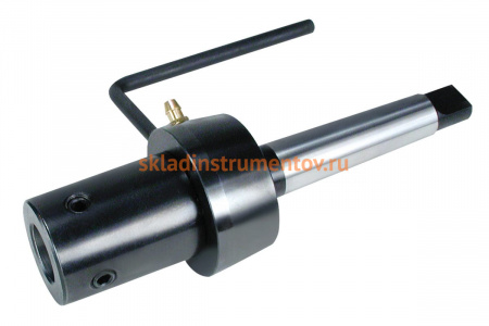 Переходник конусной МК3 с охлаждением для корончатых фрез с хвостовиком Weldon 19 RUKO 108303