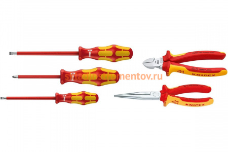 Набор электроизолированных инструментов KNIPEX KN-002013