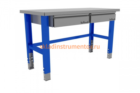 Промышленный металлический стол 1500 мм Верстакофф PROFFI 115002