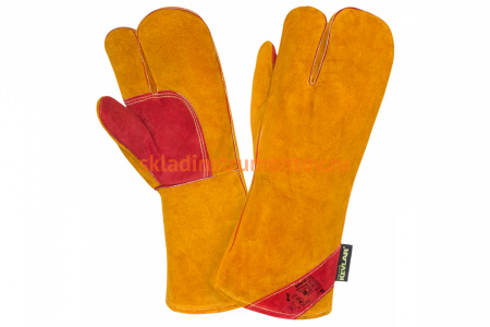 Трехпалые краги сварщика 2Hands Т3-11-ru 12,5 Siberia