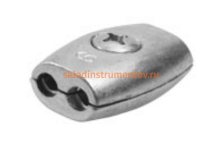 Зажим троса "Бочонок" 30 шт. (2 мм; ТФ5) Зубр 4-304455-02 Зажим троса "Бочонок" 30 шт. (2 мм; ТФ5) Зубр 4-304455-02