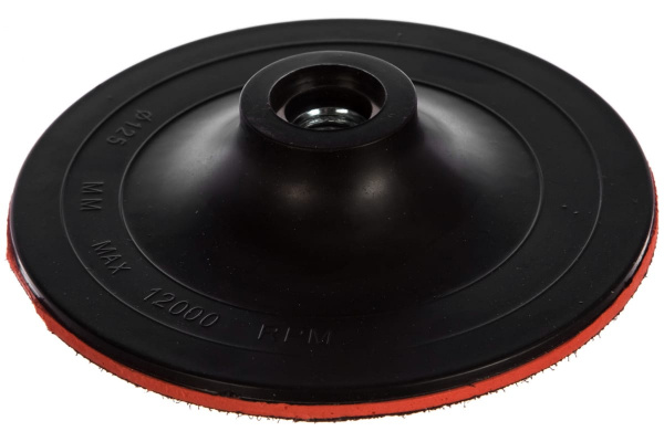 Тарелка тонкая опорная с адаптером 125 мм для шлифовального диска Росомаха 435005