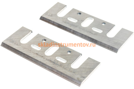 Нож односторонний стальной (2 шт; 82x29x3 мм) для рубанка СПЕЦ 2100101