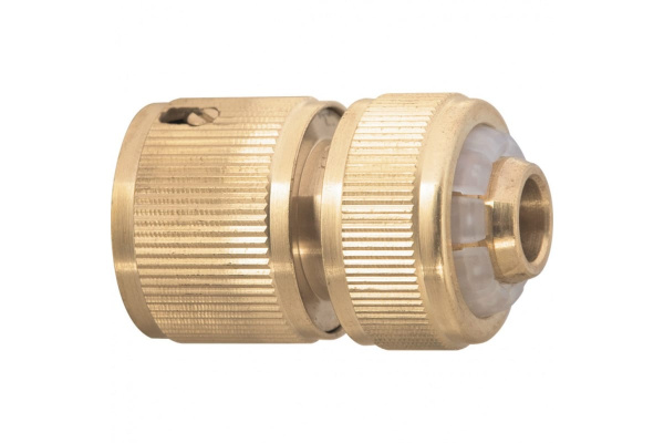 Соединитель латунный быстросъемный для шланга 1/2" PALISAD 66264