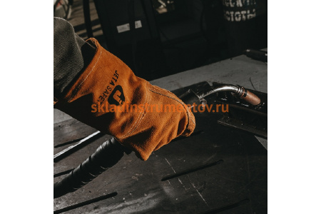 Перчатки сварщика Jeta Safety Ferrus Light, цвет желтый, JWK201-XL