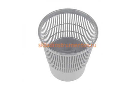 Корзина для бумаг BRAUBERG сетчатая, 14 литров, серая 237004 Корзина для бумаг BRAUBERG сетчатая, 14 литров, серая 237004