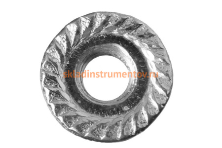 Гайка ЗУБР DIN 6923 с фланцем M14 5 кг кл. пр. 8 оцинк.  303630-14