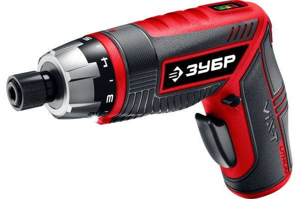 Аккумуляторная отвертка-трансформер ЗУБР ViX-T 10 бит ЗО-ЕМ-3.6 Ли