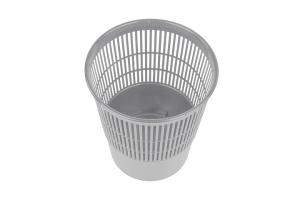 Корзина для бумаг BRAUBERG сетчатая, 14 литров, серая 237004 Корзина для бумаг BRAUBERG сетчатая, 14 литров, серая 237004
