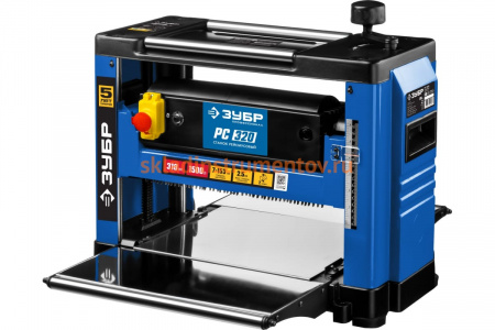 Рейсмусовый станок Зубр ширина строгания 318 мм, толщина заготовки до 153 мм, 2 ножа, РС-320