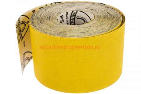 Шлиф-шкурка на бумажной основе (115 мм; 50 м; Р120) KLINGSPOR 174091