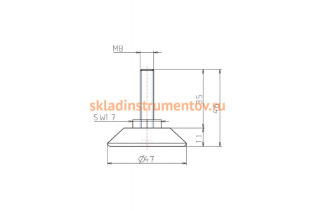 Опора KIPP K0675.4708X030