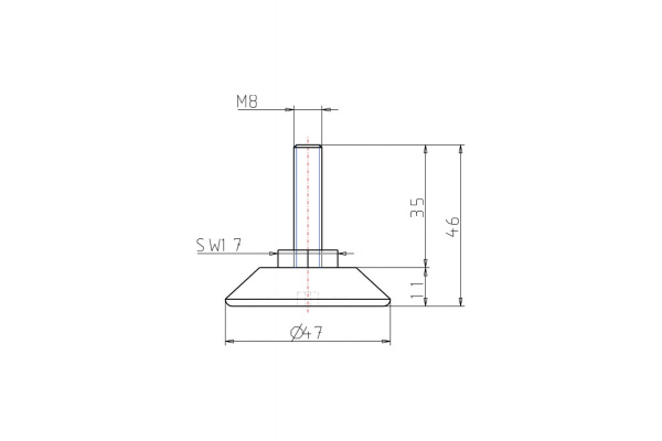 Опора KIPP K0675.4708X030