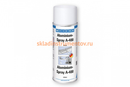 Алюминий-спрей А 400 бриллиант 400 мл WEICON wcn11051400
