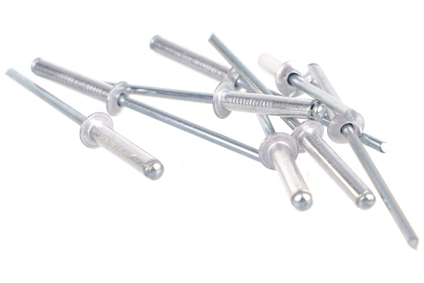 Заклепка вытяжная открытая алюминий/сталь AlMg 1.5%/St (500 шт; 3.2x16 мм; Борт: Стандарт) MESSER 111113216-500