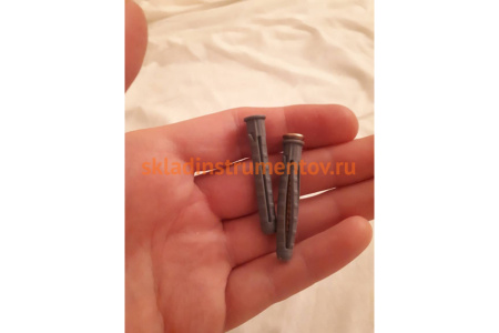 Распорный полипропиленовый дюбель 6 x 40 мм, 1000 шт ЗУБР 4-301060-06-040