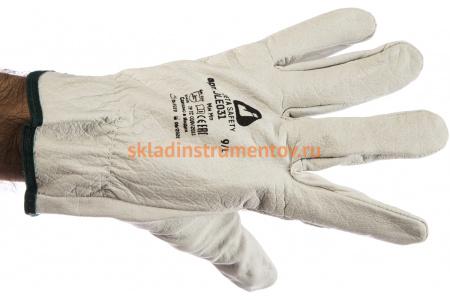 Рабочие перчатки из буйволовой кожи Jeta Safety 12 пар JLE031-9/L12 Рабочие перчатки из буйволовой кожи Jeta Safety 12 пар JLE031-9/L12