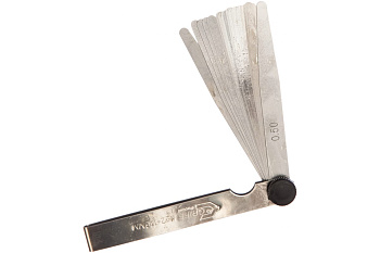 Набор щупов 0.02-0.5 мм, 17 пластин, длина 100 мм GRIFF D127011