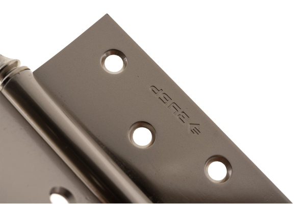 Дверная разъемная петля Зубр Эксперт 1 подшипник цвет матовая никель PN правая с крепежом 125x75x2.5 мм 2 шт. 37605-125-4R