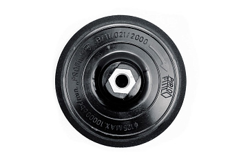 Диск резиновый с липучкой 125 мм для шлифмашины VOREL 8511