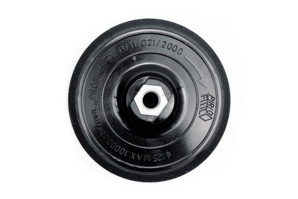 Диск резиновый с липучкой 125 мм для шлифмашины VOREL 8511