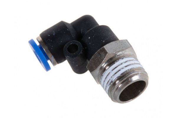 Фитинг угловой для пластиковых трубок (4 мм; 1/4М) ROCKFORCE RF-SPL04-02