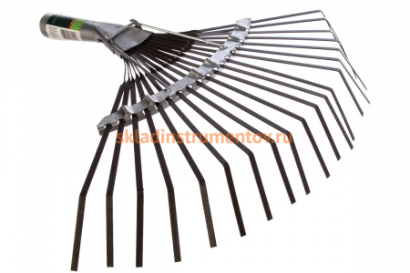 Веерные грабли без черенка, 20 зубьев СИБРТЕХ 61778