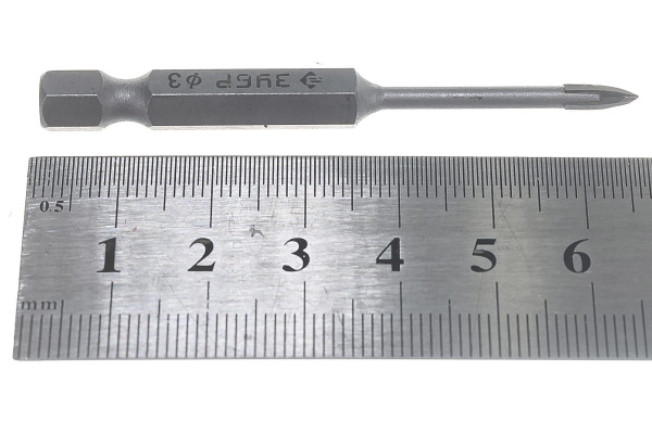 Сверло по кафелю, керамике, стеклу 3х65 мм ЗУБР 29845-03_z01