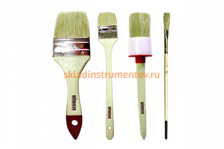 Набор кистей, натуральная щетина Biber 31404 тов-115037