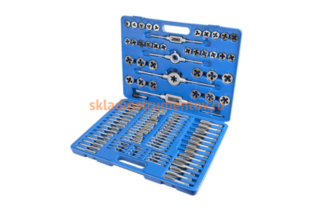 Набор метчиков и плашек AV Steel 110 предметов, шт AV-921172