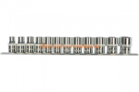 Набор торцевых 12-гранных головок 1/2"DR Ombra 912312