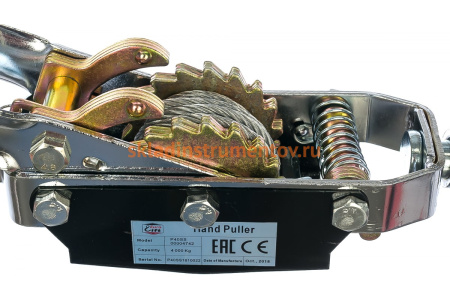Лебедка рычажная (тяговое усилие 4000 кг, трос 3м) EURO-LIFT P40SS 00004742