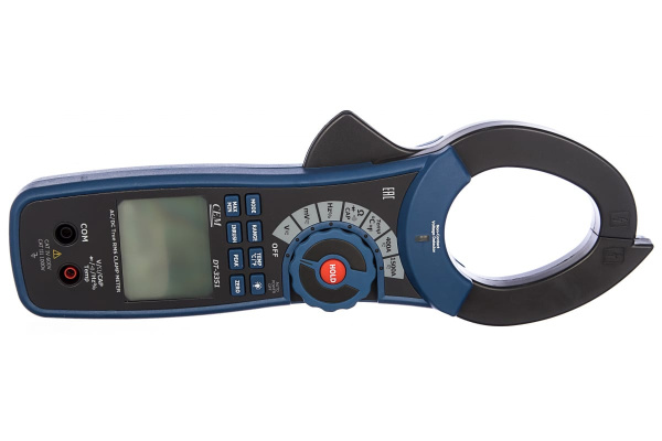 Профессиональные токовые клещи для измерения постоянного и переменного тока СЕМ DT-3351 480410