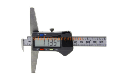 Штангенглубиномер (200 мм, 0.01 мм, электронный с толщиномером) ЧИЗ 148163