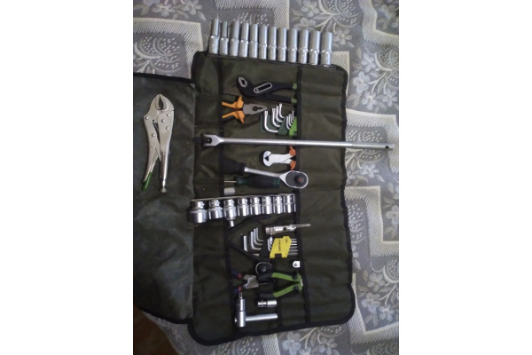 Сумка для набора инструментов с планкой для головок Дело Техники 974443