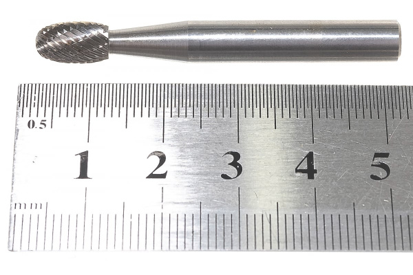 Бор-фреза форма Е овал (6x10 мм; хвостовик 6 мм) D.BOR 9F-14060K02D