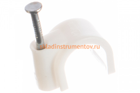 Скоба с оцинкованным гвоздём (60 шт; 12 мм) для крепления кабеля Stayer 4510-12