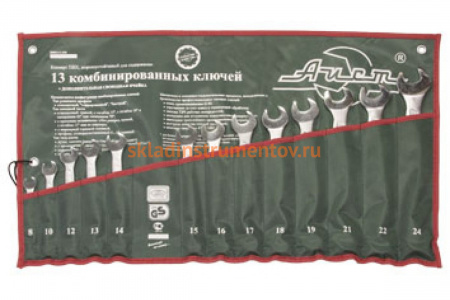 Набор ключей комбинированных 13 предметов AIST 0011213AX1-M 00-00009301
