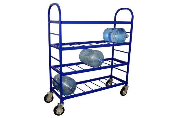 Тележка для перевозки 12-ти баллонов воды RUSKLAD ТСВД 12 Тележка для перевозки 12-ти баллонов воды RUSKLAD ТСВД 12