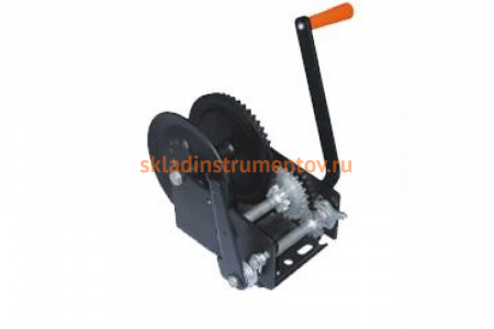 Ручная барабанная лебедка TOR ЛН-1200 (LHW) г/п 0,5 т, длина троса 10 м 113052