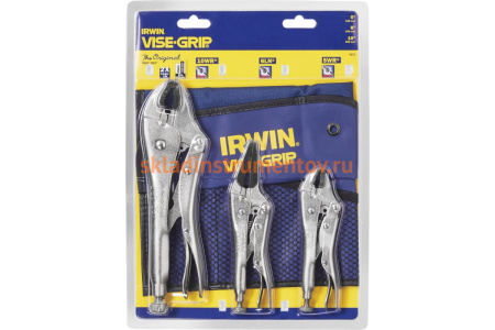 Набор пассатижей с фиксатором Irwin 3шт. 10WR/6LN/5WR TVG73